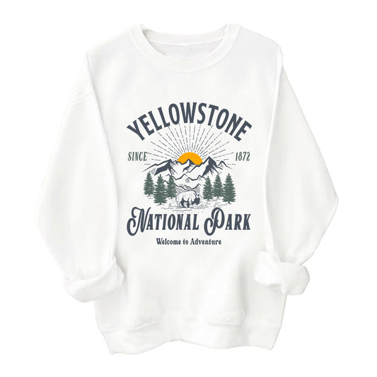 K Rundhals Løs Hoodie Hættetrøje