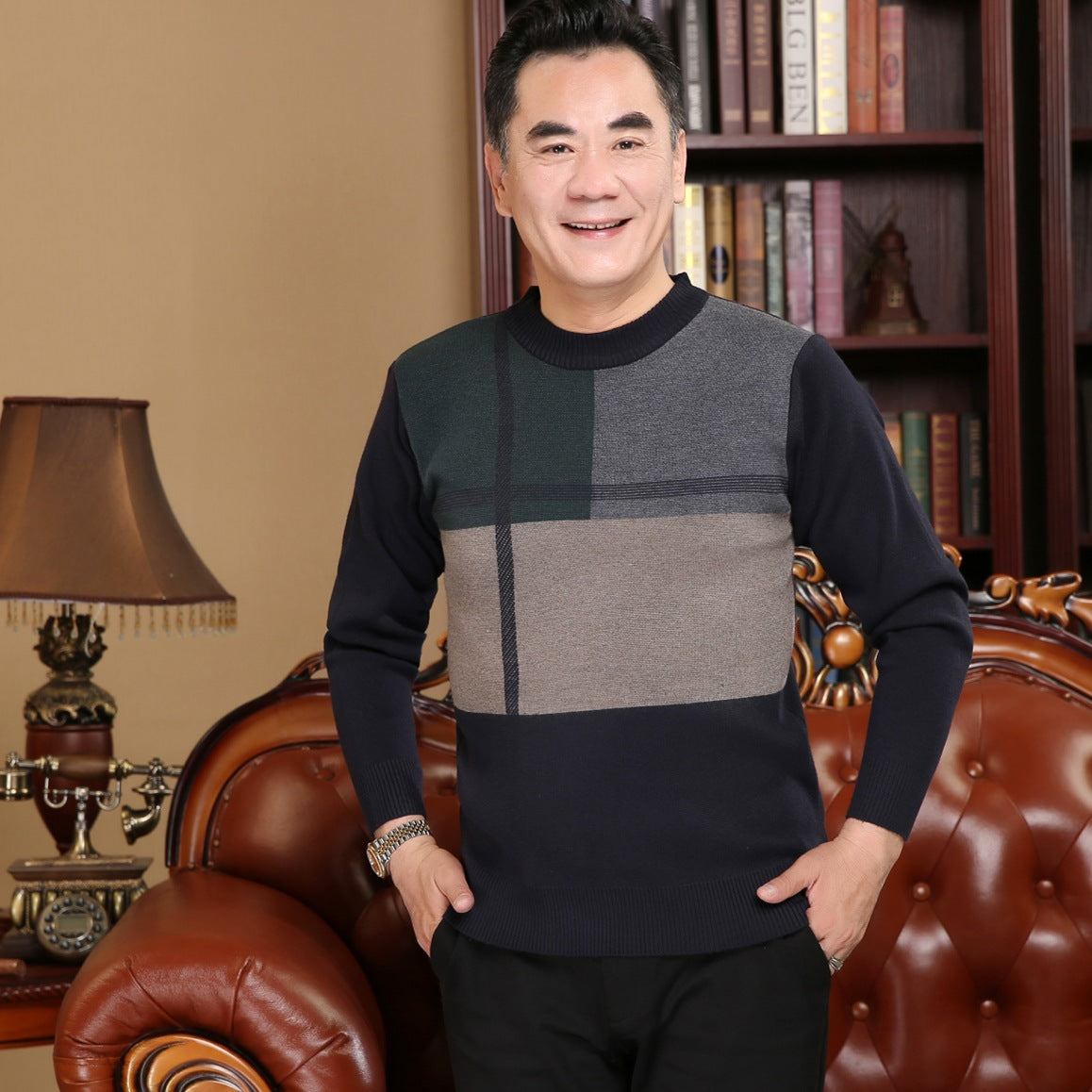 Thickened Casual Fashion Sweater Men's Versatile Fashion