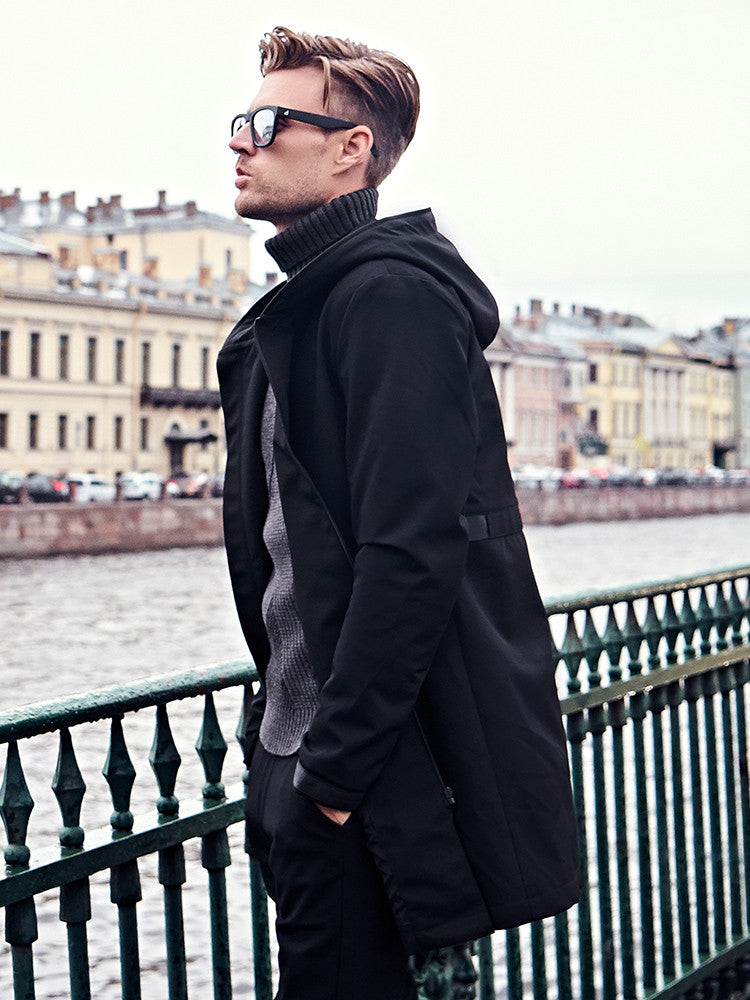 Men's Jacket Mid-length Casual Men's Windbreaker