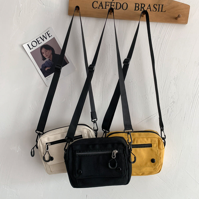 Versatile Student Canvas Messenger Bag Ladies