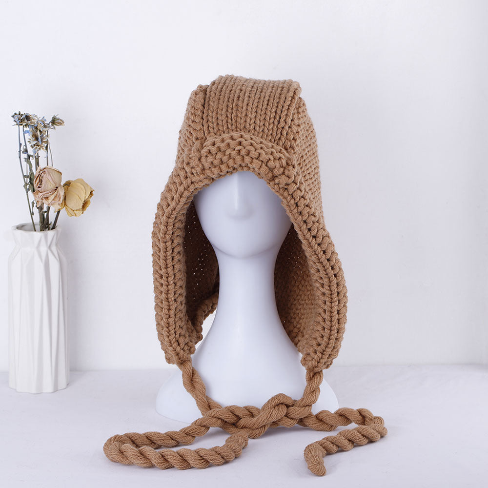 Loose Slouchy Cloak Knit Hat Solid