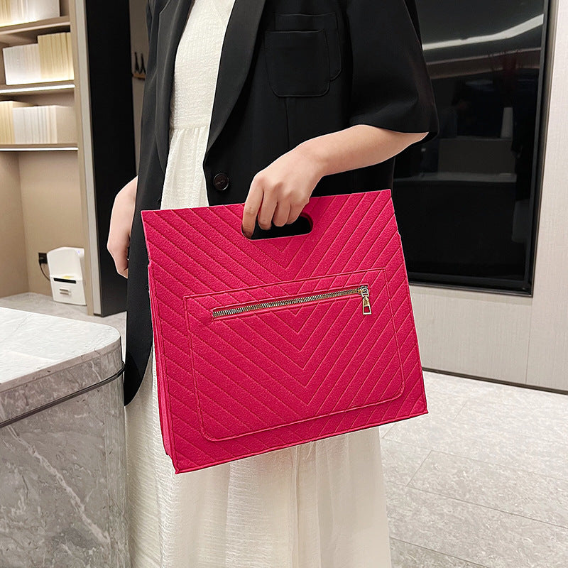 Felt Portable Large Capacity Bag For Women