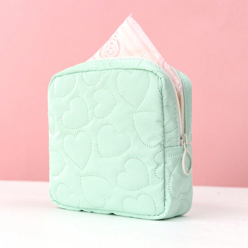 Candy Color Cute Storage Bag Student Portable
