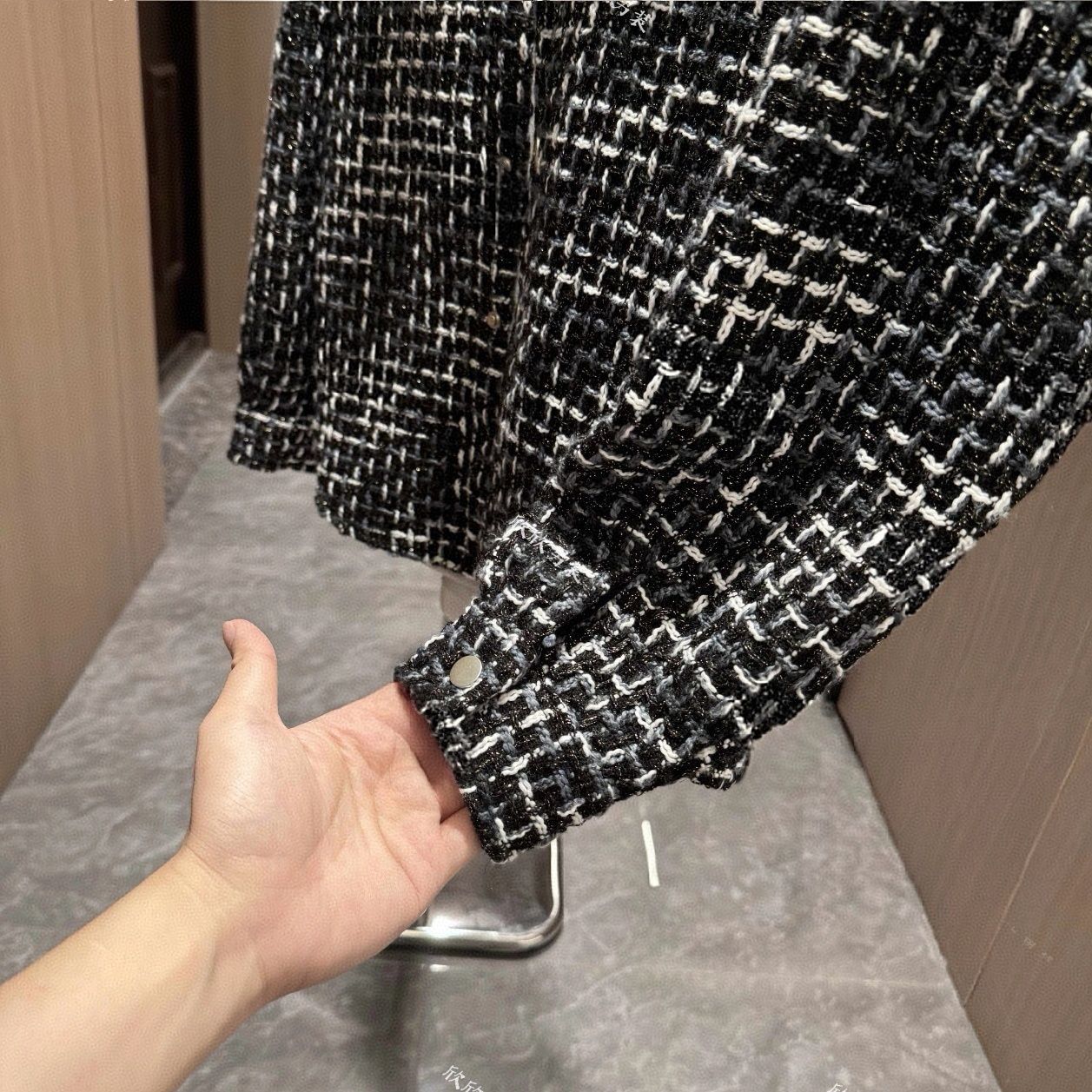 Male Loose Fit Versatile Retro Chunky-knit Jacket