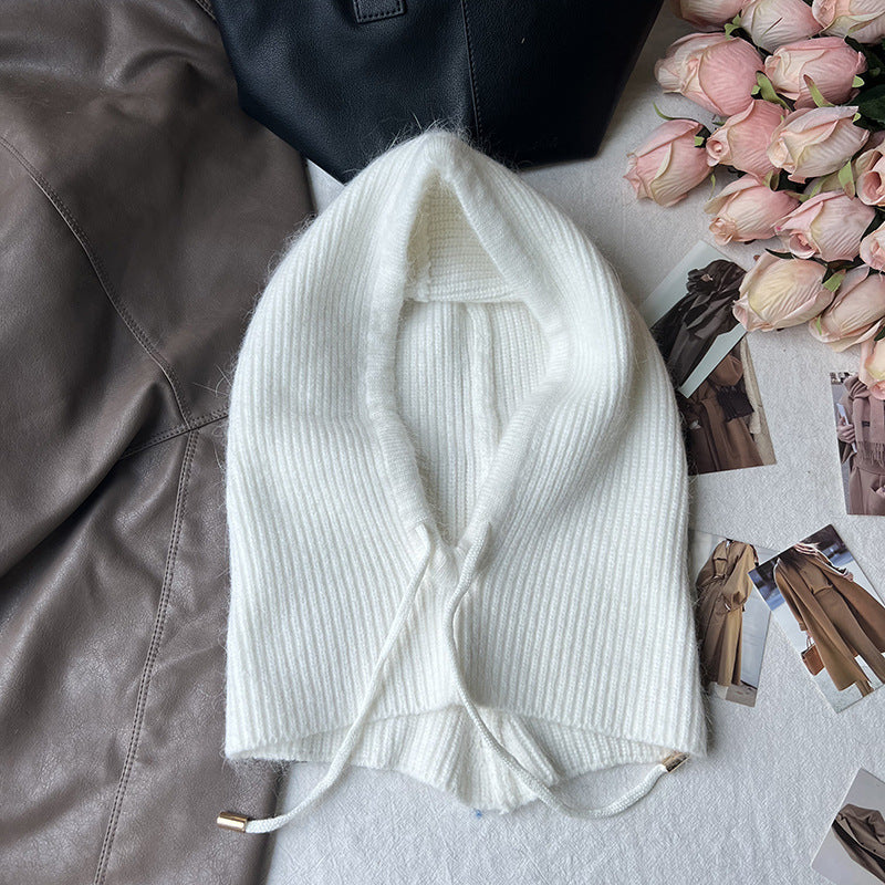 Long Rabbit Hair Scarf And Hat