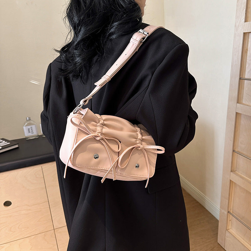 Blød læder crossbody-taske i westernstil, der passer til alt