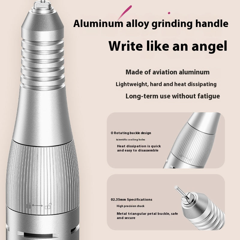 Cross-portable Rechargeable Desktop Nail Removal And Polishing Integrated Polishing Machine Colorful Light
