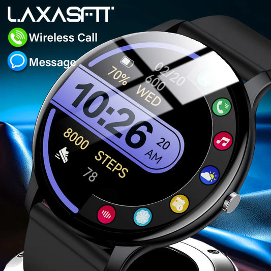 Smart Watch 1.46 HD Screen Heart Rate Monitor Sports Fitness Watch IP68 Waterproof Bluetooth Android IOS Smart Watch