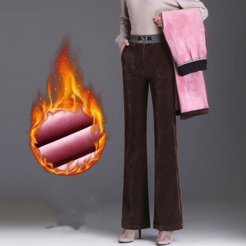 Fashion Women Wear High Waist Wide Leg Pants