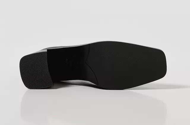 Chunky Heel Short Boots Simple Elastic Mid-heel