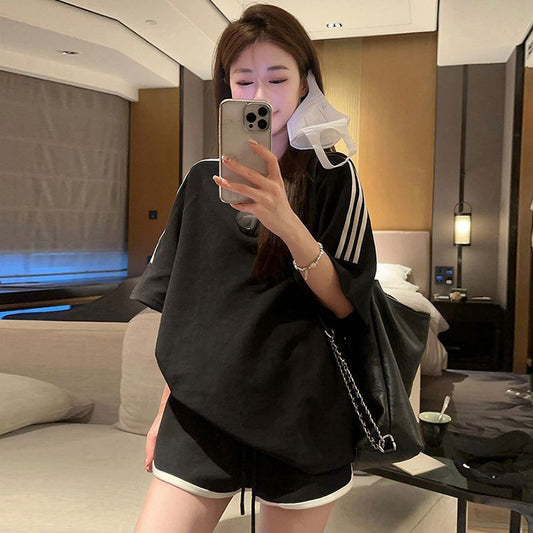 Korean-style Loose-fitting Fashionable Casual Two-piece Set