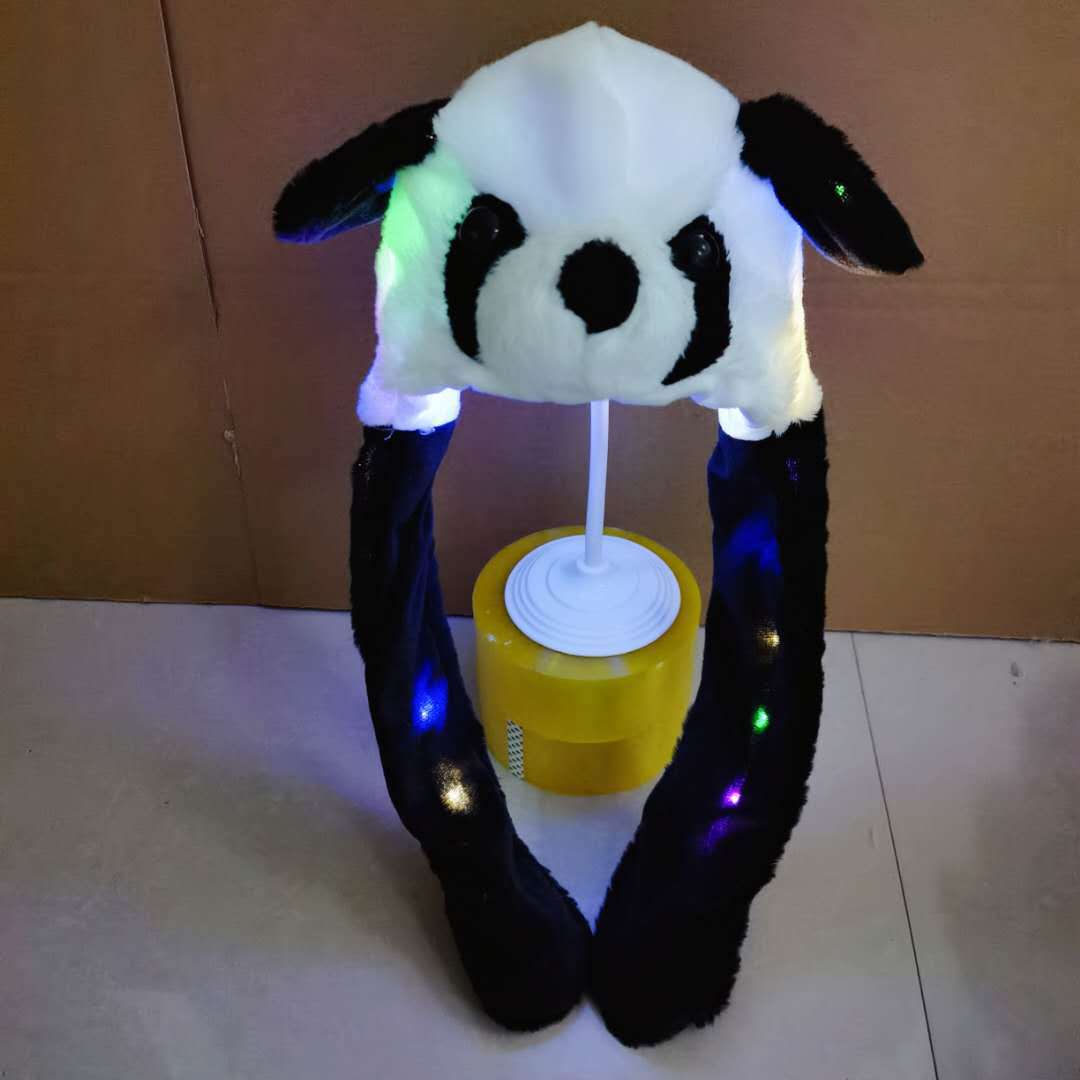 Movable Ears Luminous Rabbit Hat