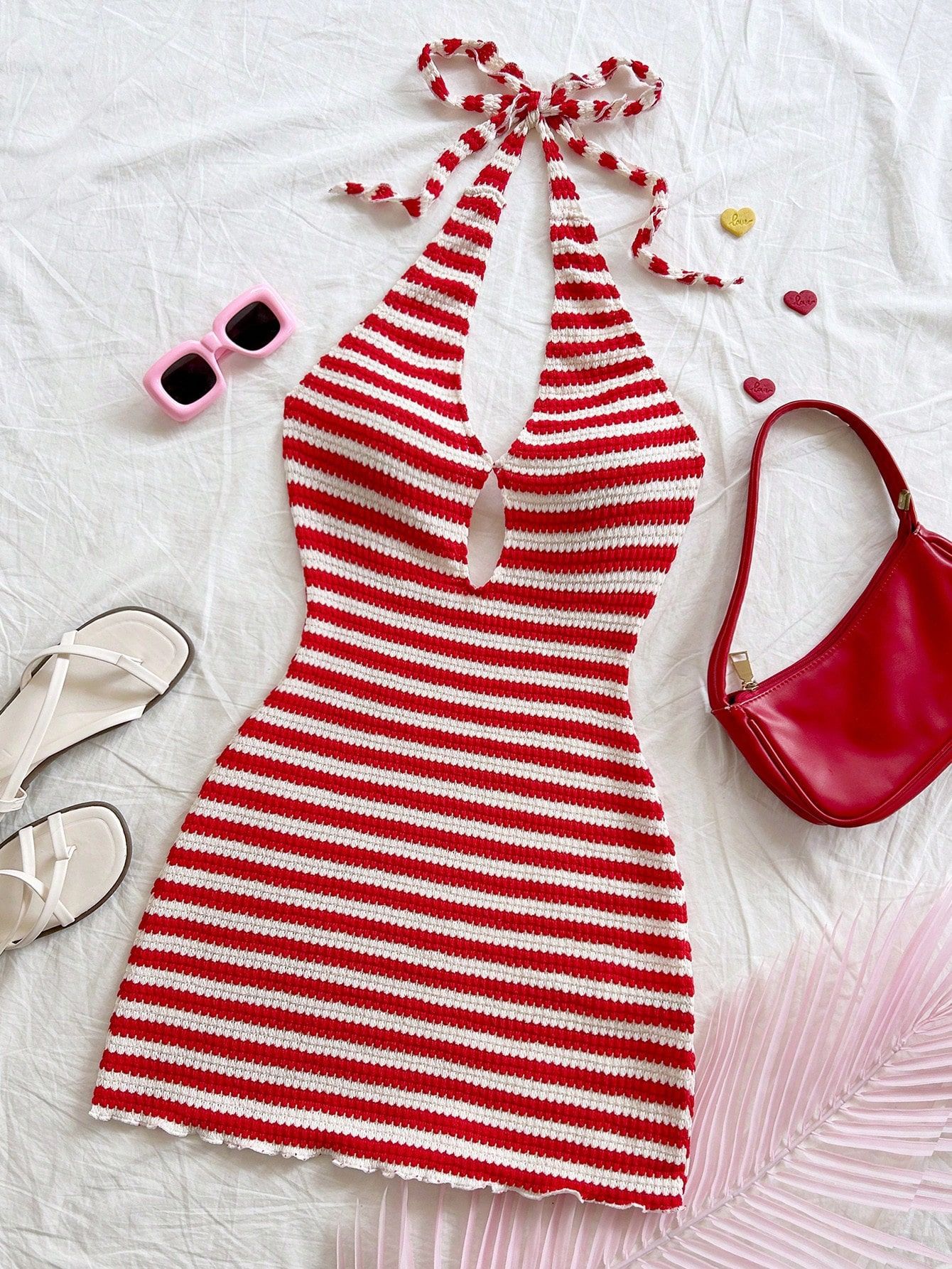 French-style Layered Ruffle Mini Dress For Women