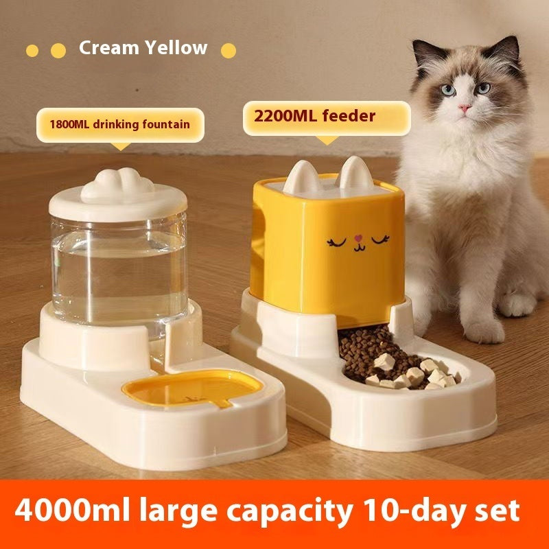Water Dispenser Cat Food Automatic Feeder