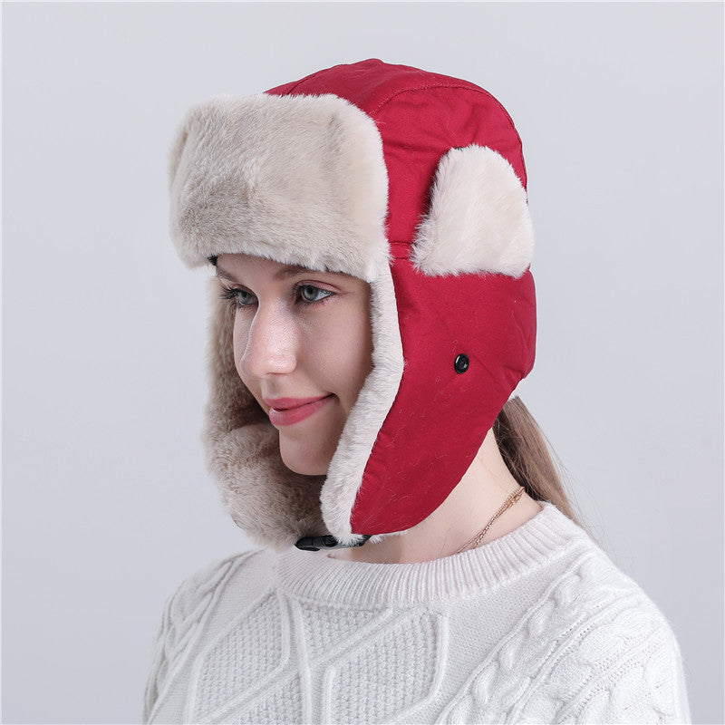 Thickened Lei Feng Hat Warm Hat In Autumn And Winter