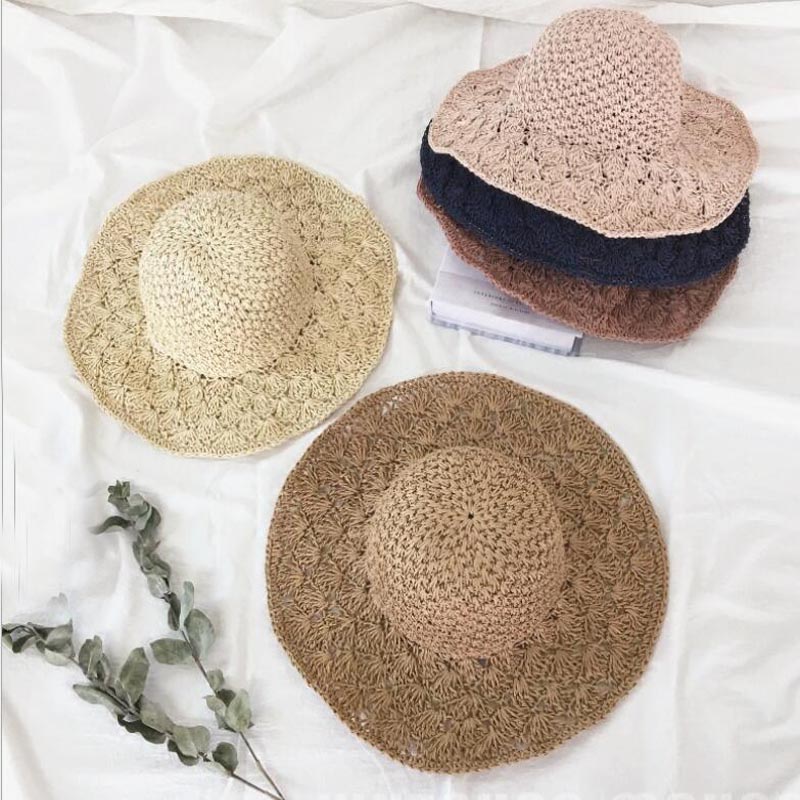 Leisure Seaside Foldable Beach Straw Hat