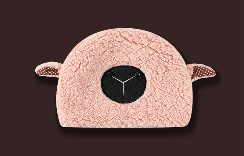 Cute And Sweet Sheep Baa Baa Ear Hat Plush To Keep Warm