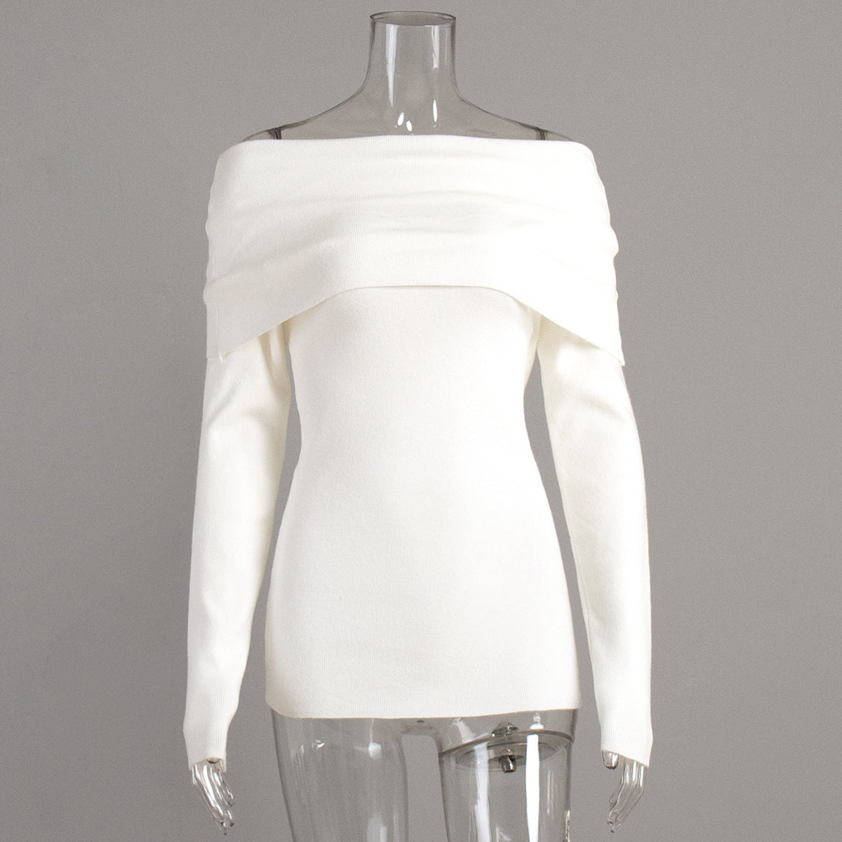 Designer, Figure-flattering, Slimming Wrap-style Knit Sweater For Women