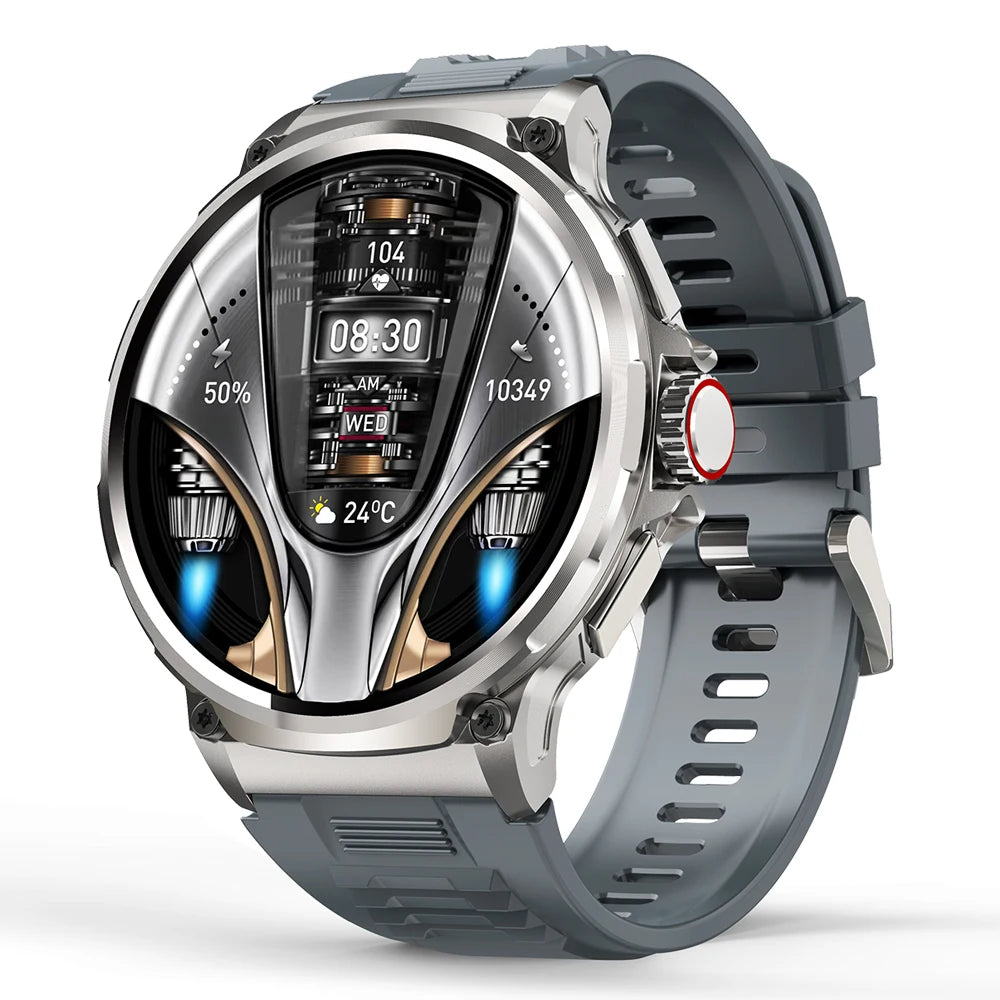 1.85 Inch HD Display Smart Watch for Men Make Answer Call 710Mah Battery Heart Rate Blood Pressure Business Style Smartwatch