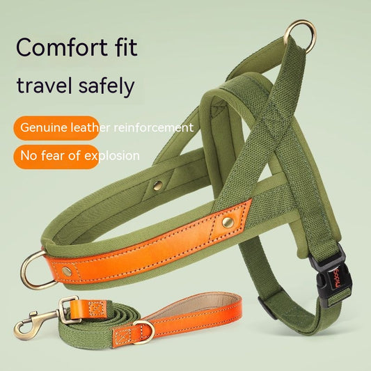 Hundeseler Hundebrystseler Håndholdt Reb Vest-stil Jarre Aero Bulldog Snor