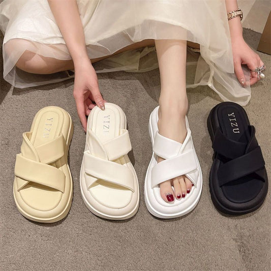 Platform Platform Shoes Non-slip Outdoor Slippers