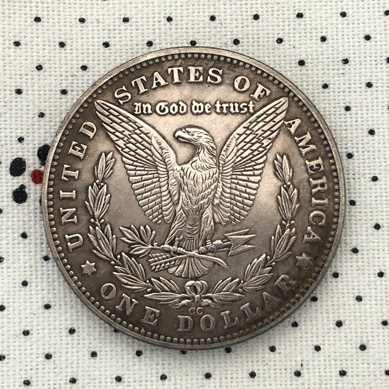38MM Antique Silver Coin Crafts