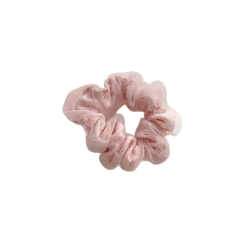 New Mesh Sense Bun Large Intestine Hair Band Female Head Rope
