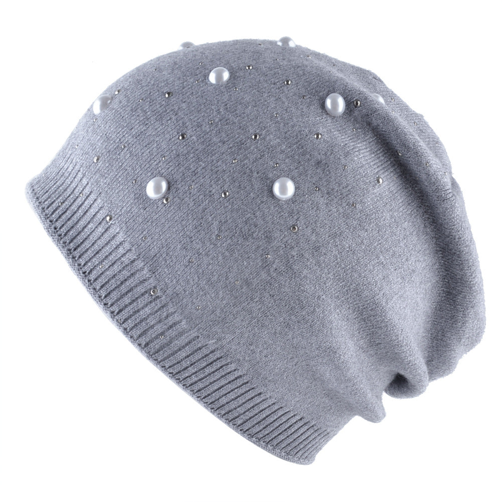 Warm Hot Drill Ladies Rabbit Fur Knitted Hat