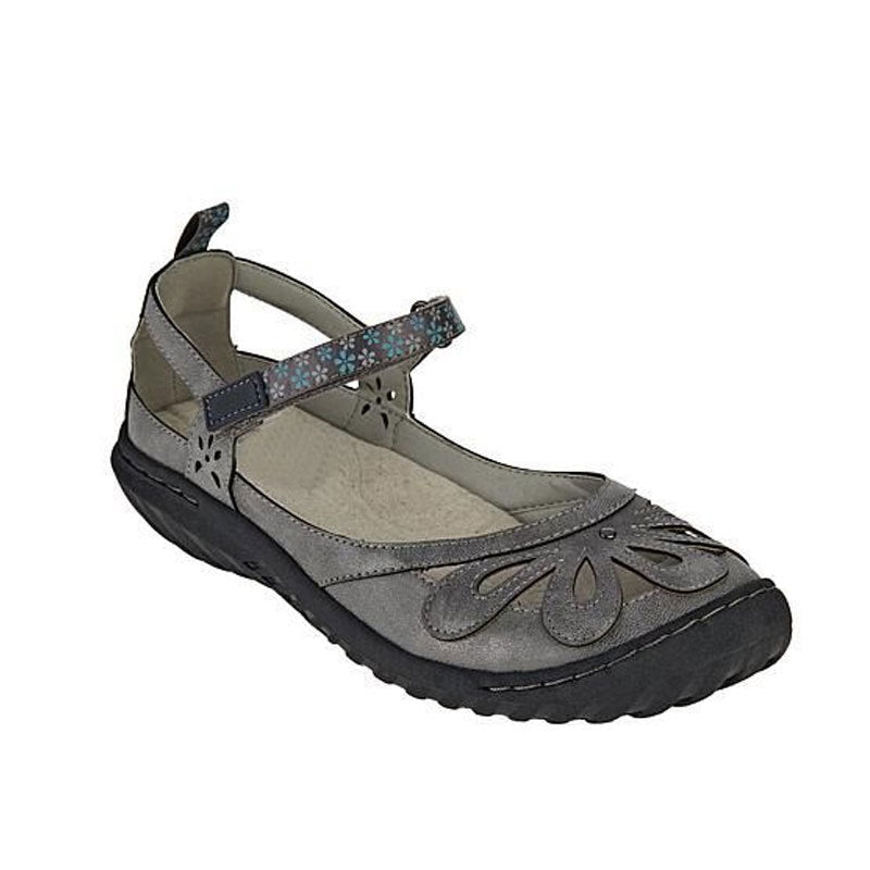 Plus Size Casual Fashion Hollowed-out Embroidered Sandals Round Toe Wedge
