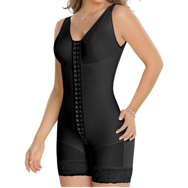 Plus Size One-piece Corset Zipper Waist