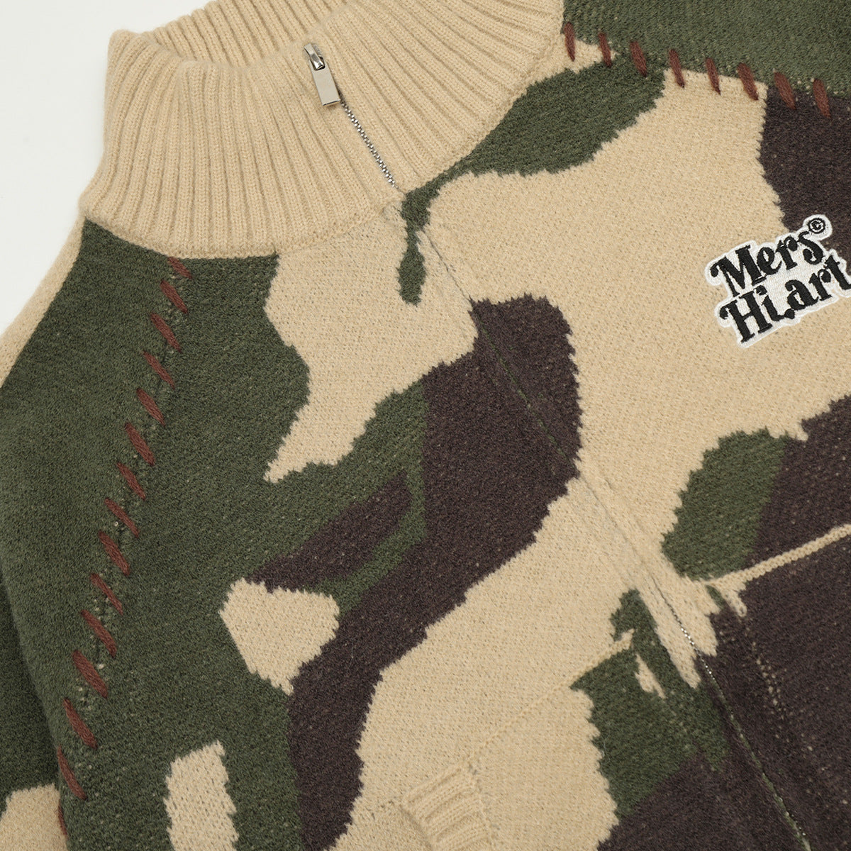 Women's Camouflage Autumn And Winter Knitting Sweater