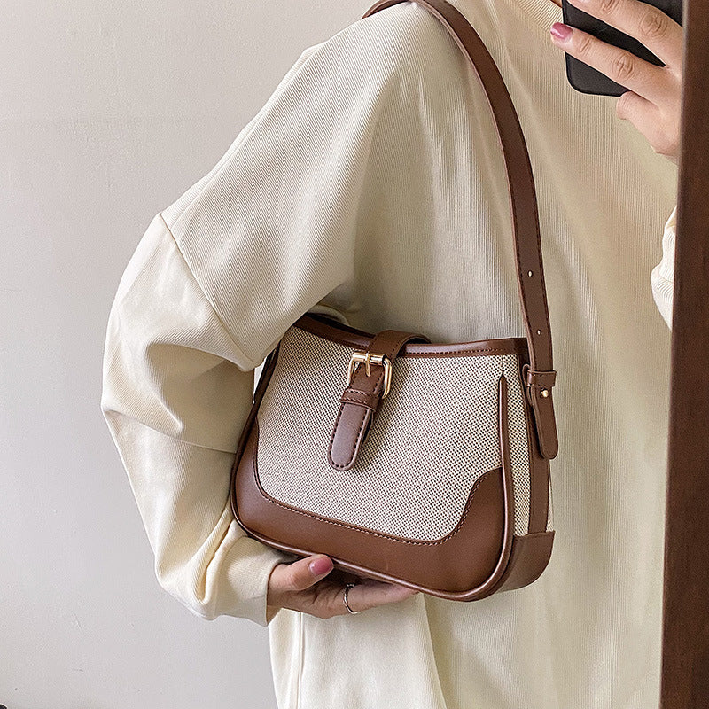 Texture Shoulder Cross Square Crossbody Bag
