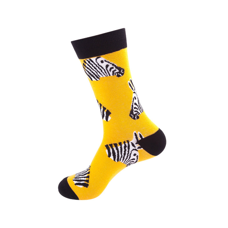 Socks Tide Brand Medium Tube Unisex Street Creative