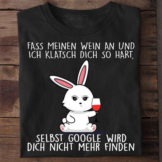 Vintage Cute Rabbit Shirt Men And Women Short Sleeve