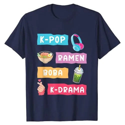 Korean Drama Fans K-Pop Fashion Kpop T-shirt