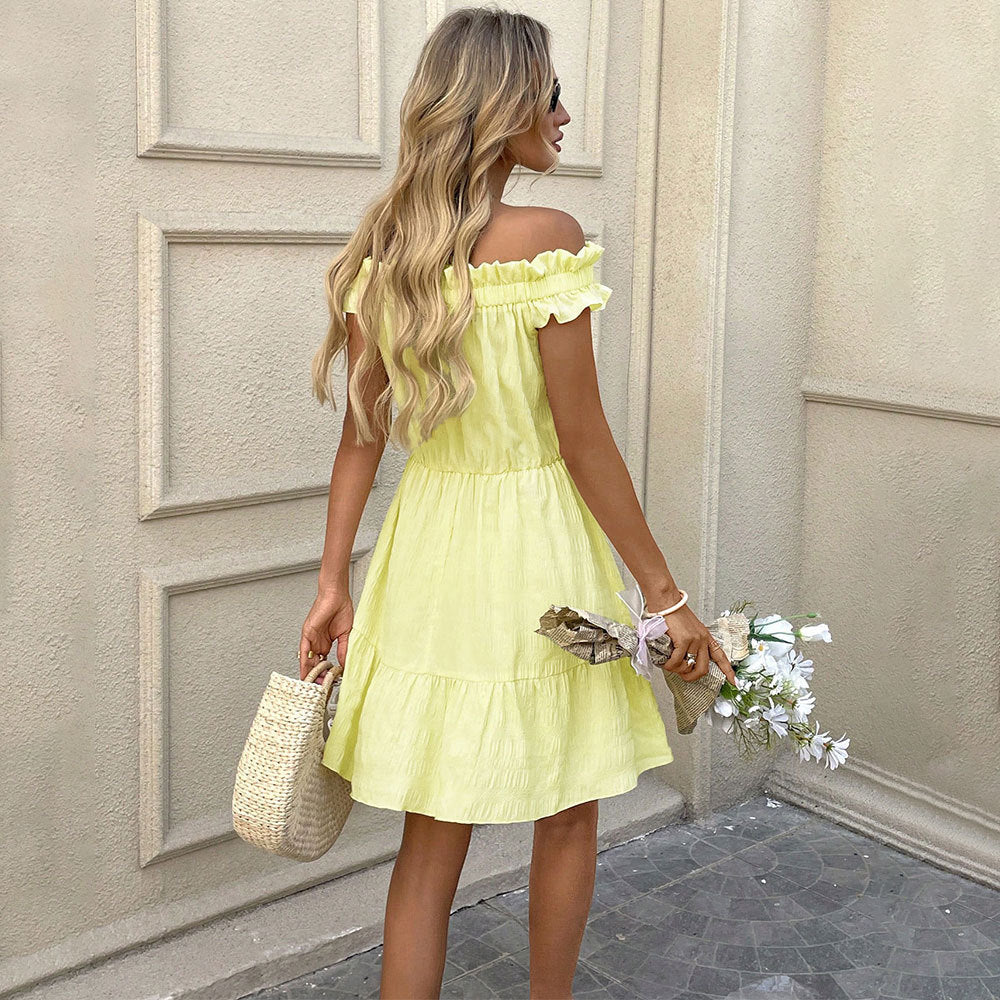 New Summer Stylish Youthful And Sweet Mini Skirt