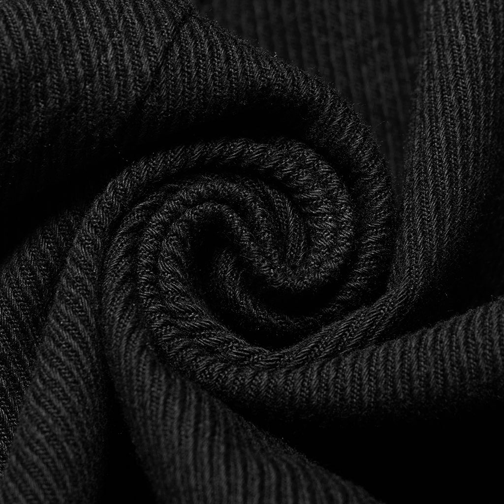 Simple Wind Black Vest Men's Coat
