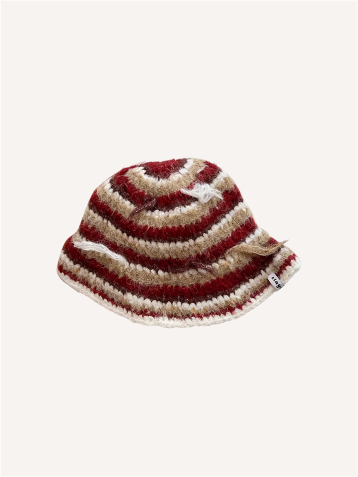 Atmosphere Hand-knitted Colorful Fisherman's Hat