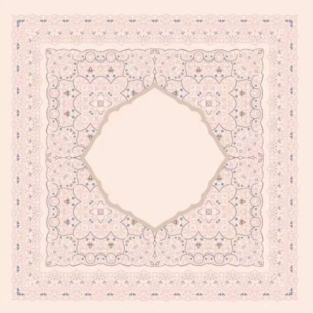 Malay Headscarf Tencel Cotton Square Scarf Pattern Headscarf