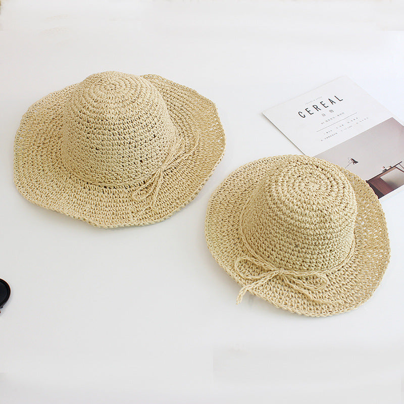 Spring And Summer Parent-child Straw Hat Raffia Handmade