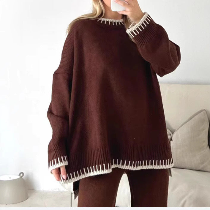 Simple Casual And Relaxed Fit Womens Suit