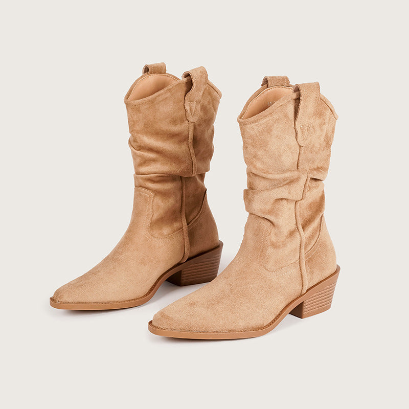 Women's Pointed-toe Slimming Ankle Bootsmartens Boots