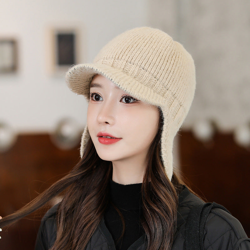 Women's Fashion Knitting Wool  Ear Protection