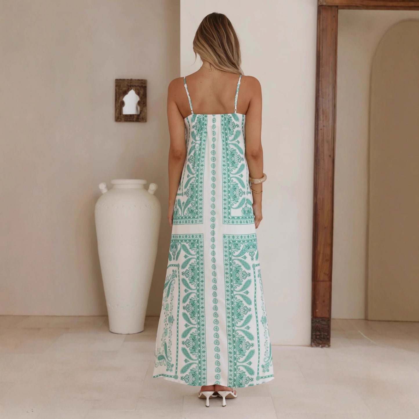 Casual And Versatile Linen Slip Dress