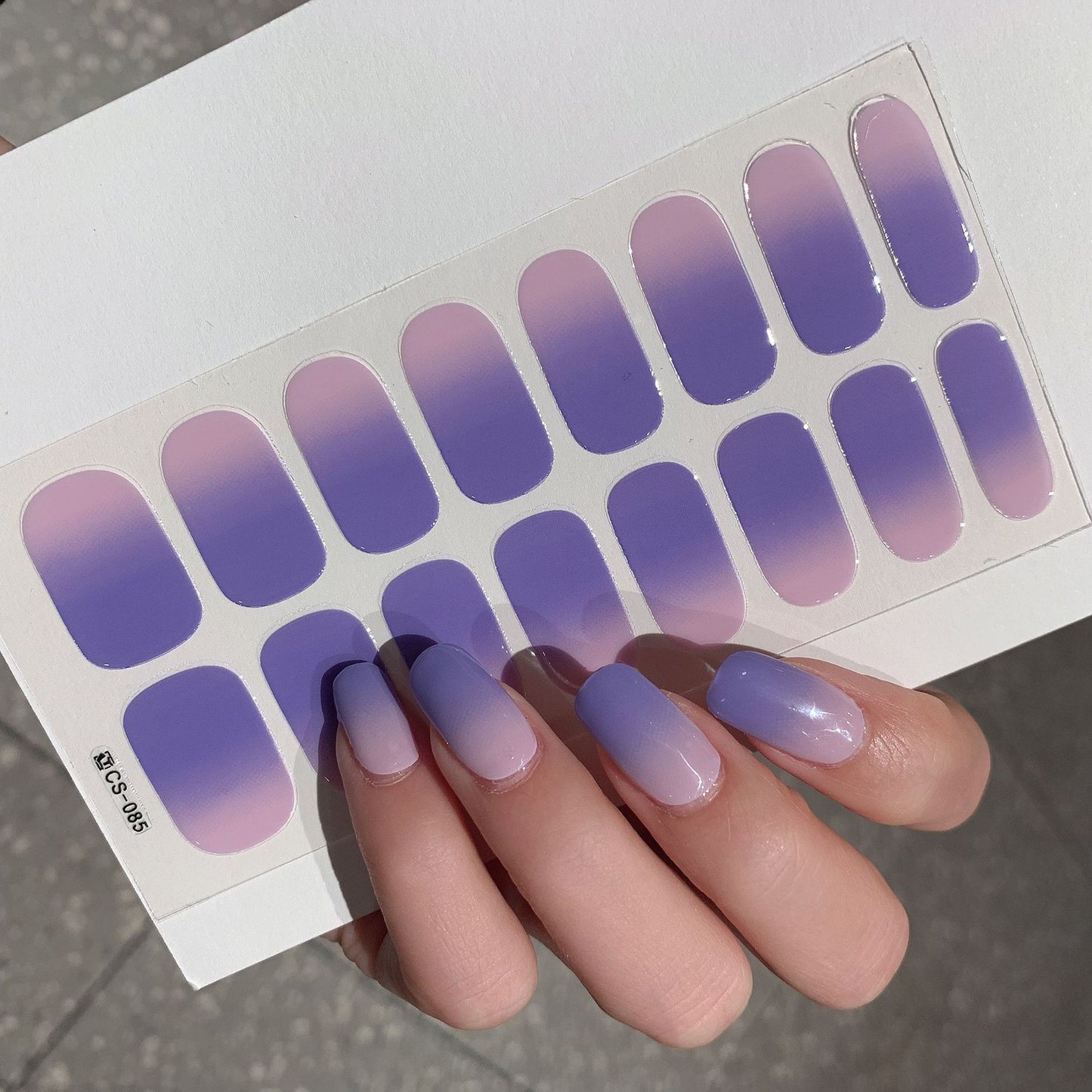 Gradient Color Nail Sticker Spring And Summer Comely Finger