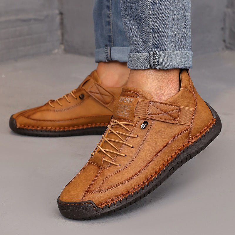 Leather Boots For Outdoor Casual Wear Available In Large Sizes For Both