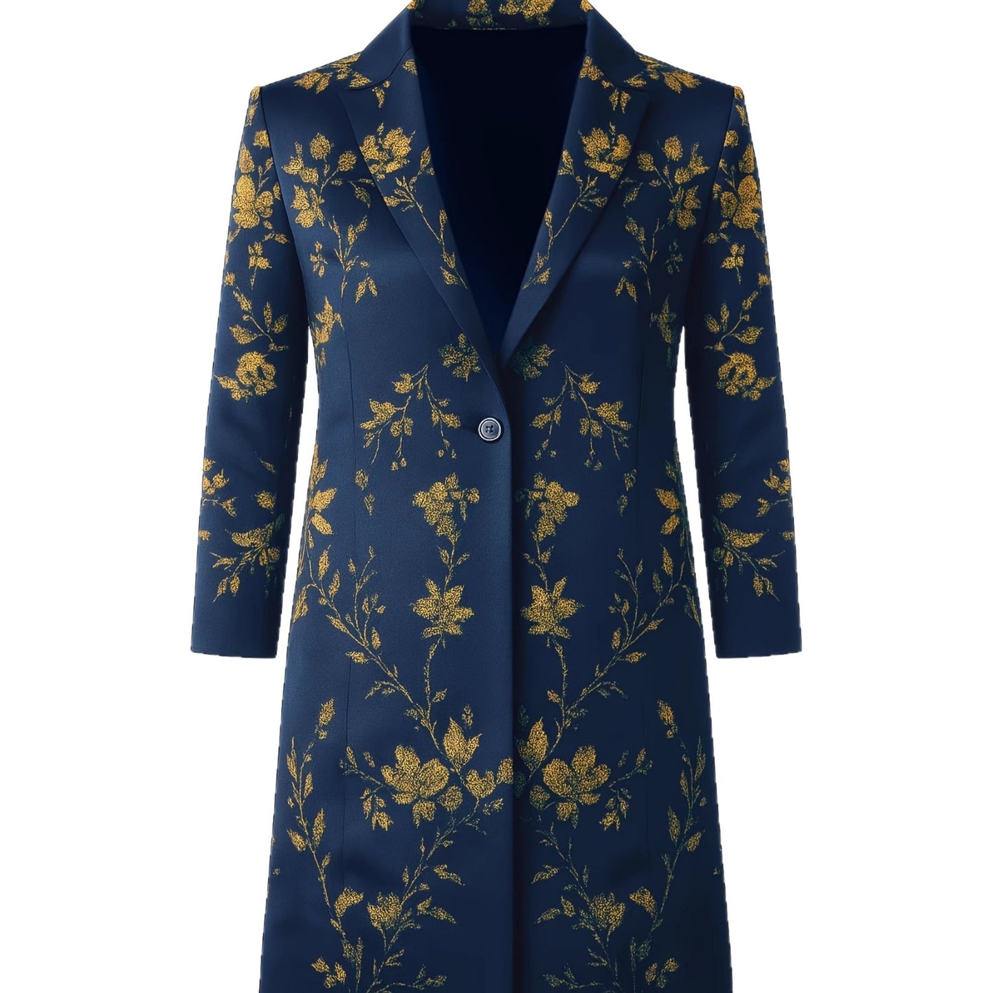 Women's Elegant And Fashionable Satin Printed Jacket