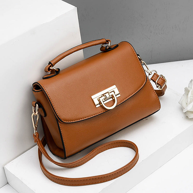 Single Shoulder Messenger Bag Simple Ladies Portable Small Square Bag