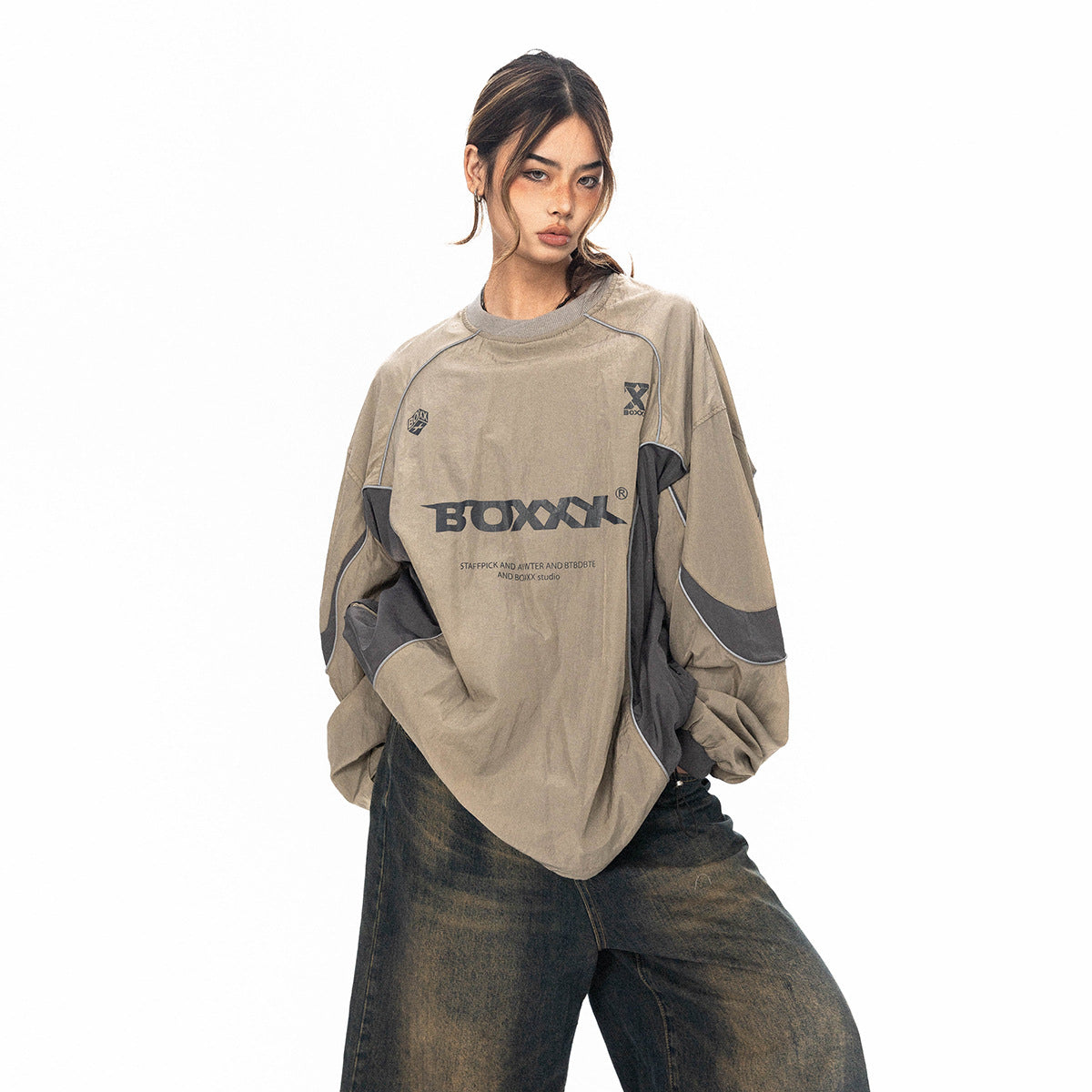 Pullover Loose Outdoor Casual Cargo Sweater
