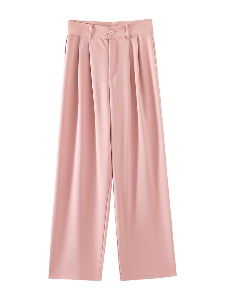 Ladies Small Mopping Casual Loose Wide Leg Pants